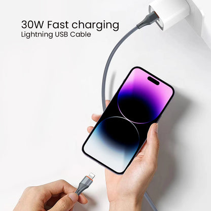 30W USB Braided Charging Cable