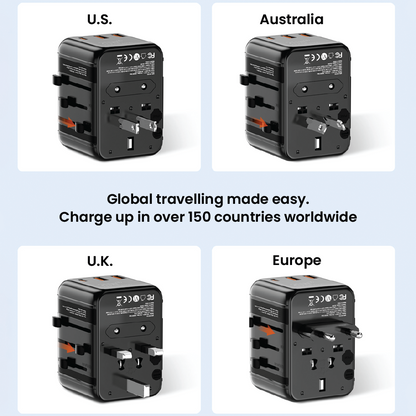 20W GaN Universal Travel Adapter