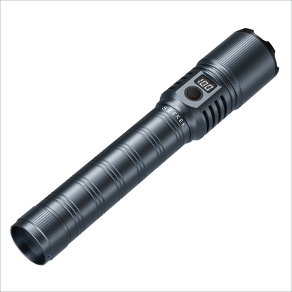 AquaLux 2300 Lumens IPX5 Flashlight with in-built Powerbank